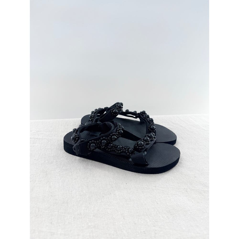 NWOT Arizona Love Trekky Bead-Embellished Hiking Sandals Black Women's EU 39 - Picture 5 of 8